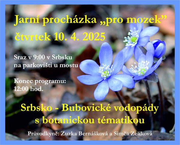 jarní procházka pozvánka
