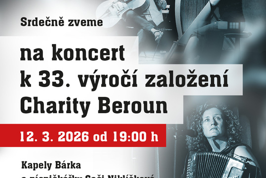 Koncert k 33. výročí Charity Beroun